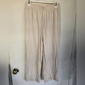 Babaton Aritzia Cream Wide-Leg Lounge Pants Lined XS NWOT